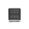 Baxton Studio Stella Crystal Tufted Black Upholstered Modern Nightstand 98-4822 - alternate 3
